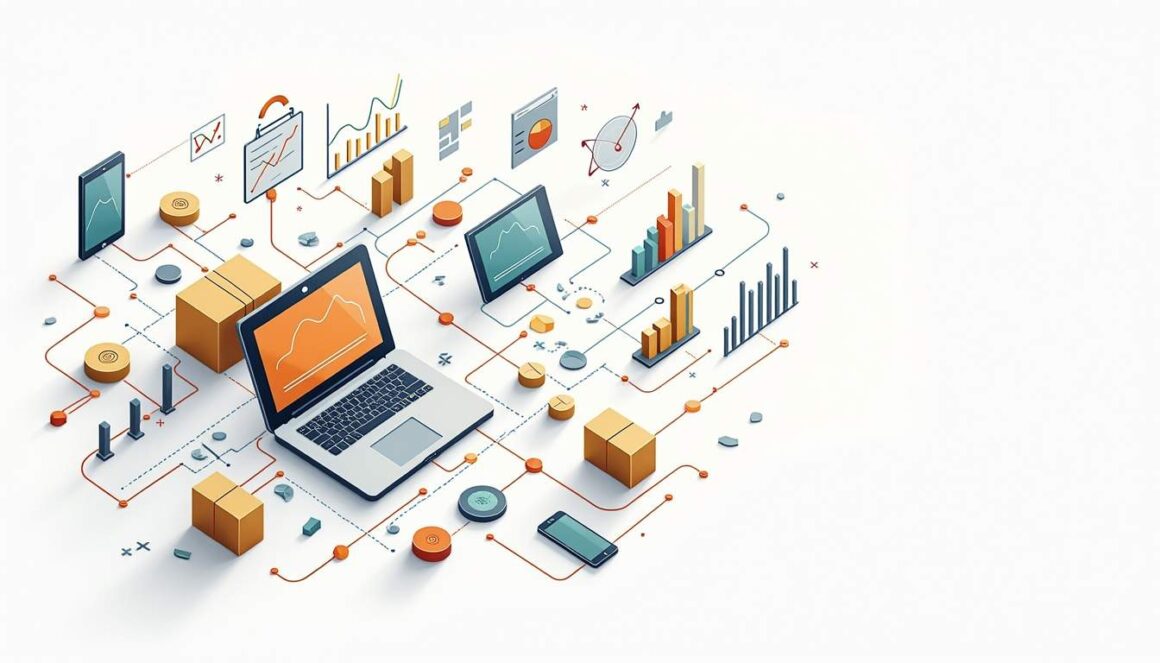 An abstract representation of a dynamic purchase order system